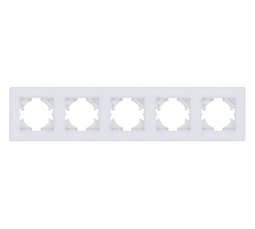 Рамка на 5 постов Kollinger Eleganz Acryl EA5WH