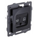 Розетка двойная RJ-11 и Ethernet RJ-45, без рамки Kollinger REA-011BM