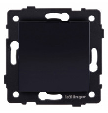 Выключатель одноклавишный без рамки Kollinger  REA-R-001BK