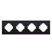 Рамка на 4 поста Kollinger Reflex MG RM4BK