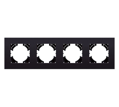 Рамка на 4 поста Kollinger Reflex MG RM4BK