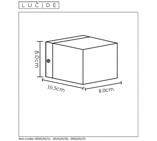 Накладной светильник Lucide Devi 09201/01/30