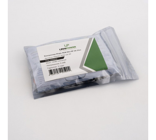 Контроллер с пультом ДУ LEDS POWER Mini RF 6A 21кн 005904