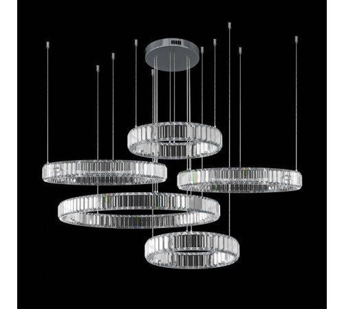 Подвесной светильник Loft it Crystal ring 10135/5 Chrome