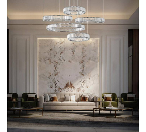 Подвесной светильник Loft it Crystal ring 10135/5 Chrome