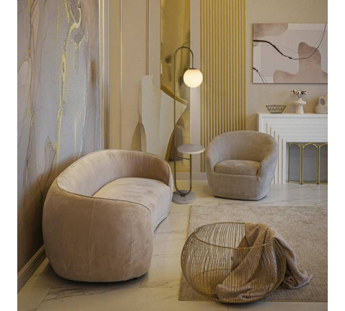 Стол журнальный с торшером Loft it Sonni 10145 Gold