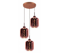 Подвесной светильник LUMINA DECO Alacosmo LDP 6811-3 RD R.GD