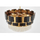Подвесная люстра LUMINA DECO MOLINA LDP 7045-600 BK+GD