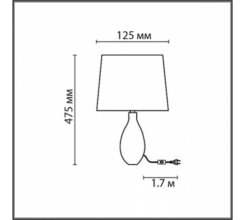 Настольная лампа декоративная Lumion Yara 8137/1T