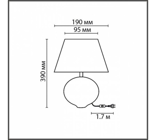Настольная лампа декоративная Lumion Tapala 8139/1Т