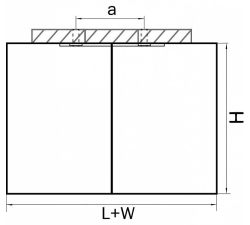 Накладной светильник Lightstar Binoco 052027