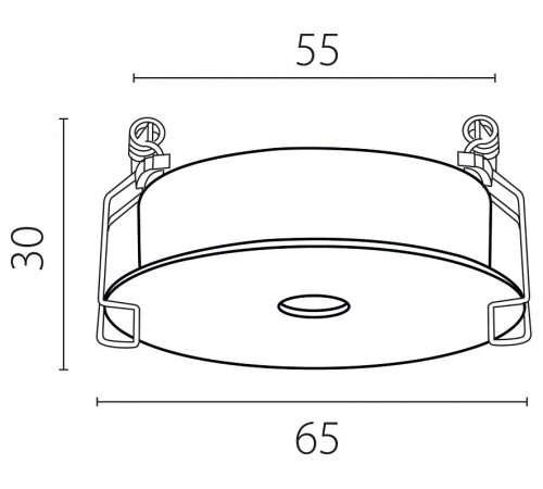 Рамка на 1 светильник Lightstar Spira 074106-12
