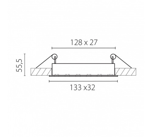 Встраиваемый светильник Lightstar Guarda 080246