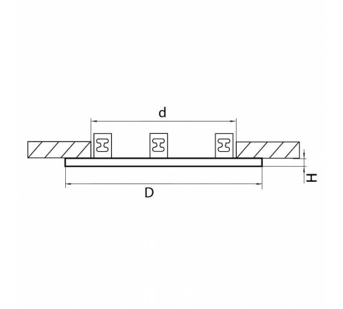 Рамка на 3 светильника Lightstar Intero 16 217636