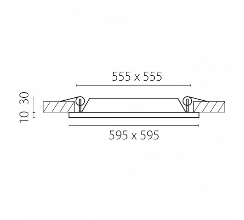 Встраиваемый светильник Lightstar Zocco 224364
