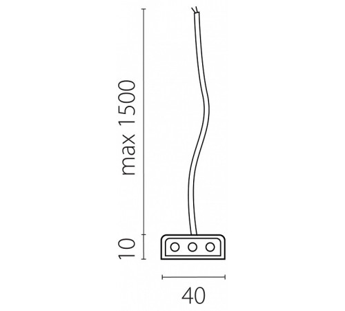 Соединитель гибкий для модульных светильников Lightstar Trito 456003