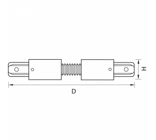 Соединитель гибкий для треков Lightstar Barra 501157