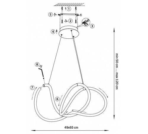 Подвесной светильник Lightstar Corinto 637067