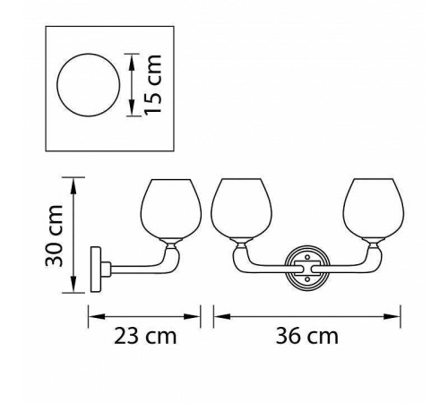 Бра Lightstar Delta 706622