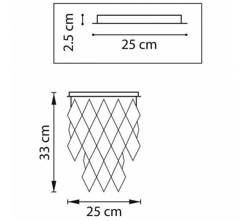 Потолочная люстра Lightstar Limpio 722063