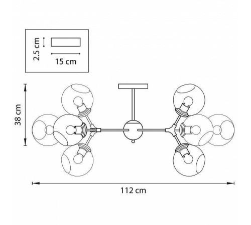 Люстра на штанге Lightstar Beta 785083