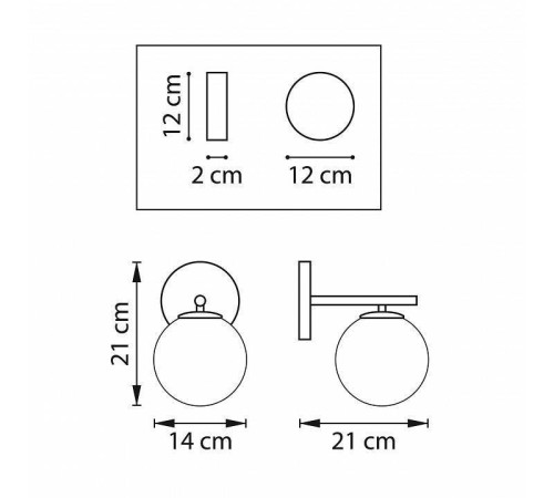 Бра Lightstar Croco 815513
