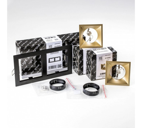 Встраиваемый светильник Lightstar Domino D5270303BMOD