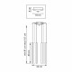 Подвесная люстра Lightstar Tubo L8T747447