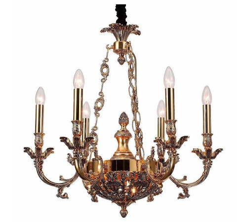Подвесная люстра Lucia Tucci Firrnze FIRENZE 1781.6.2 antique gold