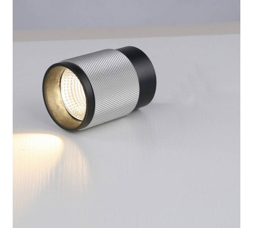 Накладной светильник iLedex Delta 1955-10W-3000K-36 BK+SL