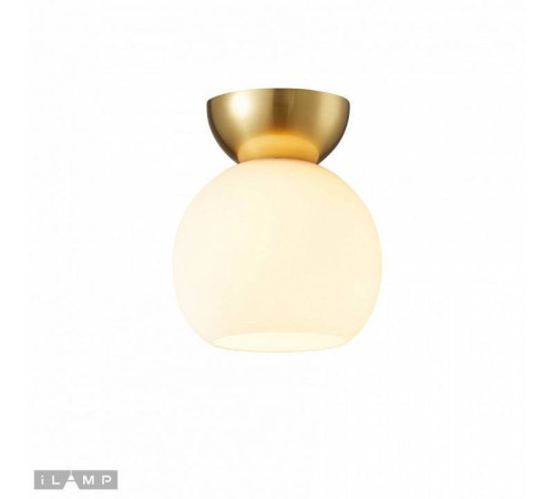 Накладной светильник iLamp Mono C6079-1 GD+WH