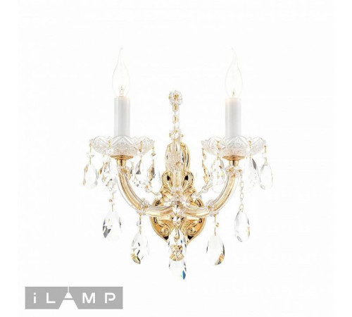 Бра iLamp Diamond W6071-2 GD+CL