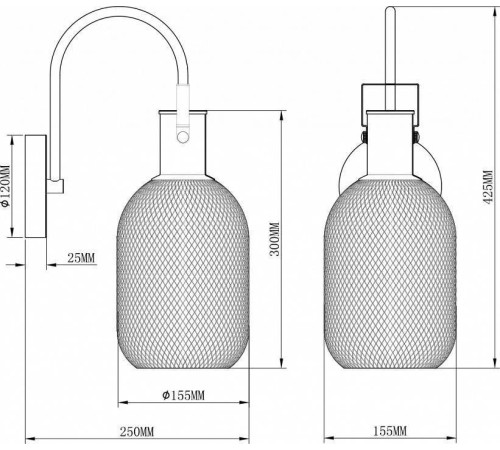 Бра Moderli Alina V2800-1W