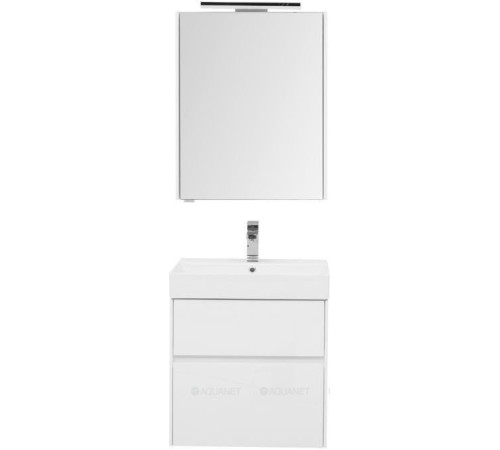Набор мебели для ванной Aquanet Brooklyn 60 белый глянец 00207803