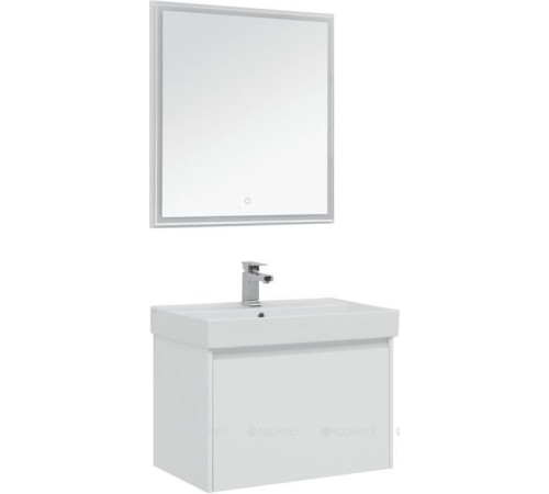 Набор мебели для ванной Aquanet Nova Lite 75 1+1 ящик белый глянец 00242296