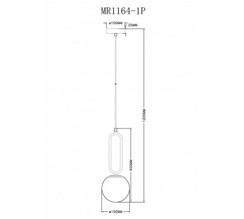 Подвесной светильник MyFar Pierre MR1164-1P
