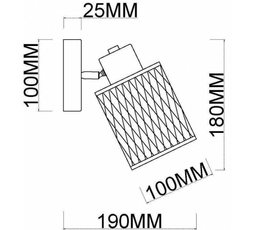 Спот MyFar Cathy MR1510-1WC