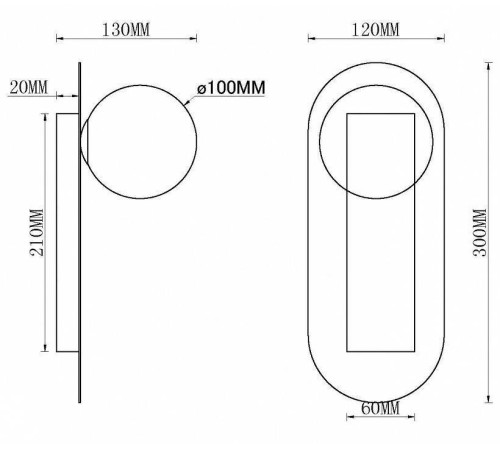 Бра MyFar July MR2000-1W