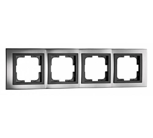 Рамка на 4 поста Mono Electric Chrome 106-420000-163