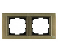 Рамка на 2 поста Mono Electric Chrome 106-430000-161
