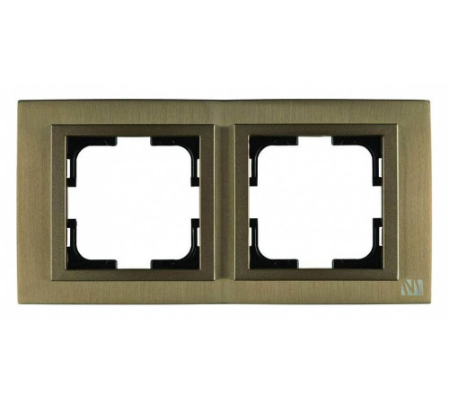 Рамка на 2 поста Mono Electric Chrome 106-430000-161