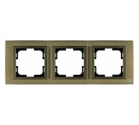 Рамка на 3 поста Mono Electric Chrome 106-430000-162