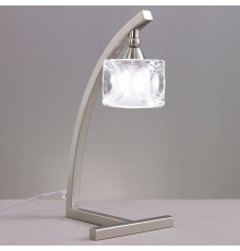 Настольная лампа декоративная Mantra Cuadrax 0004031 SATIN