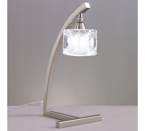 Настольная лампа декоративная Mantra Cuadrax 0004031 SATIN