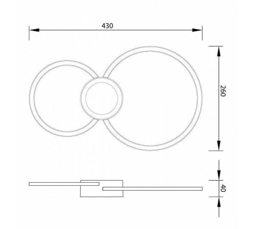 Накладной светильник Mantra Mural 6230