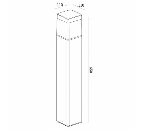 Наземный низкий светильник Mantra Chicago 8109