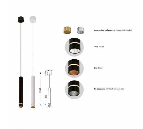 Подвесной светильник Mantra Split 8877