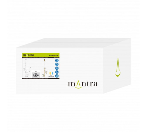 Подвесная люстра Mantra New York 9218