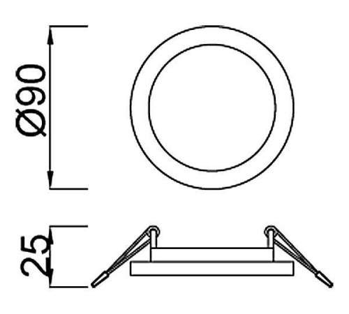 Встраиваемый светильник Mantra Saona C0180