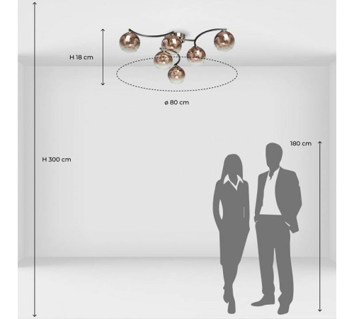Потолочная люстра De City Вита 220013306